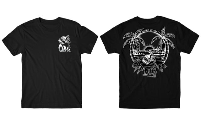 Keep it salty Tee-Black