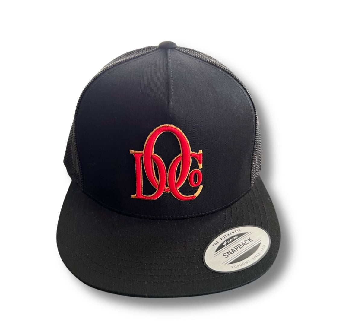 Black OFF DUTY scramble snap back