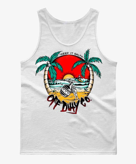 Keep it salty Tank-white