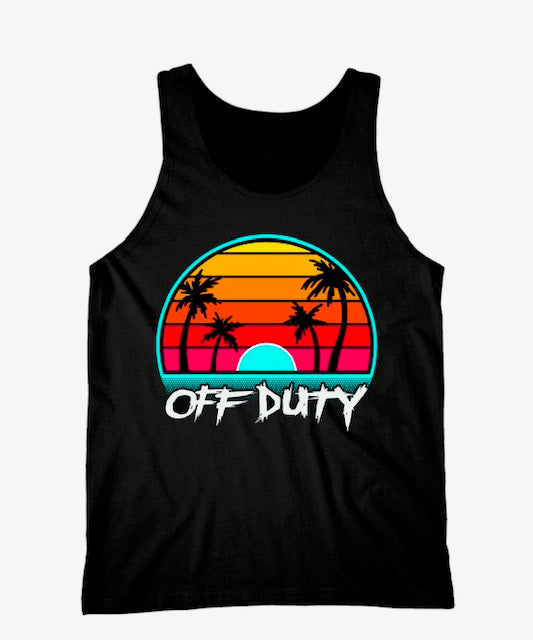 Thin Red Sunset Tank