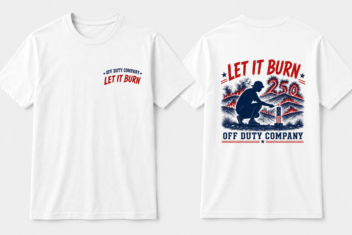 LET IT BURN tee