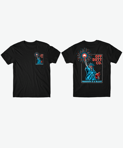 FREEDOM IS A BLAST tee