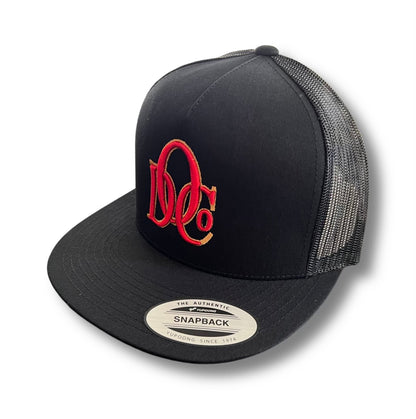 Black OFF DUTY scramble snap back